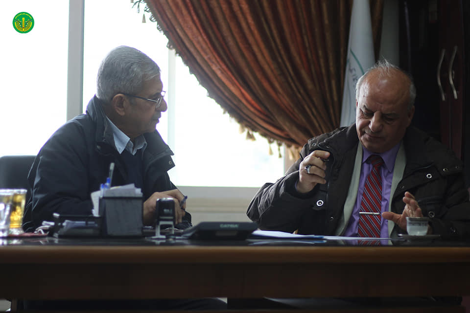 من الاجتماع مع إدارة الجمعية الخيرية للرعاية الاجتماعية في محافظة حماه